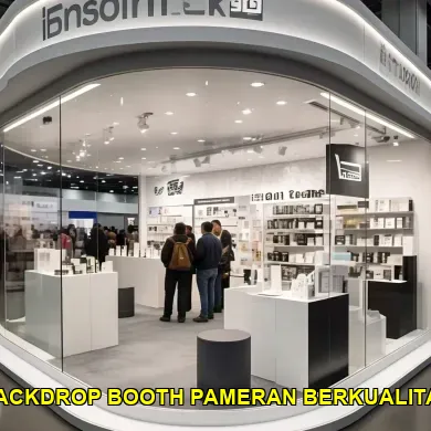 backdrop booth pameran berkualitas